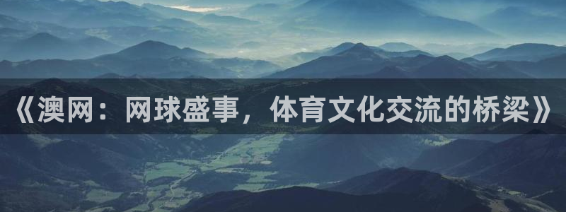 天空体育球员排名：《澳网：网球盛事，体育文化交流的桥梁》